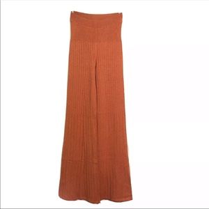 NWT Free People Flare Ribbed Knit Pants Sz XS